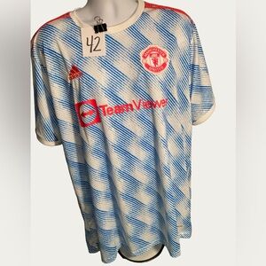 Manchester United 2021 Away Jersey - adidas - 4XL - Soccer Premier League NWT